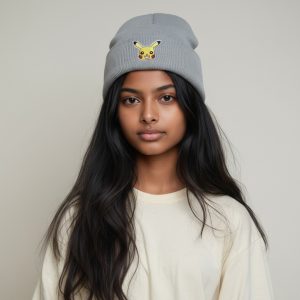 Pikachu Beanie Grijs